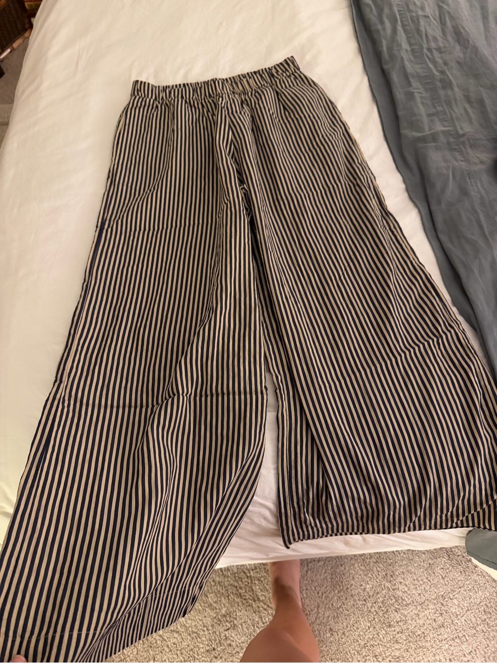 Zara Striped Wide Leg Pants